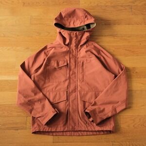 Uniqlo Mountain Parka Mens Orange Hooded Utility Gorpcore XS Outdoors Jacket
